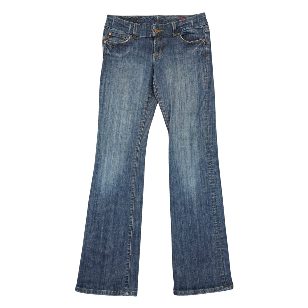 Seven7 Bootcut Jeans Womens 30x31 Blue Medium Wash Stretch Denim Mid Rise Y2K